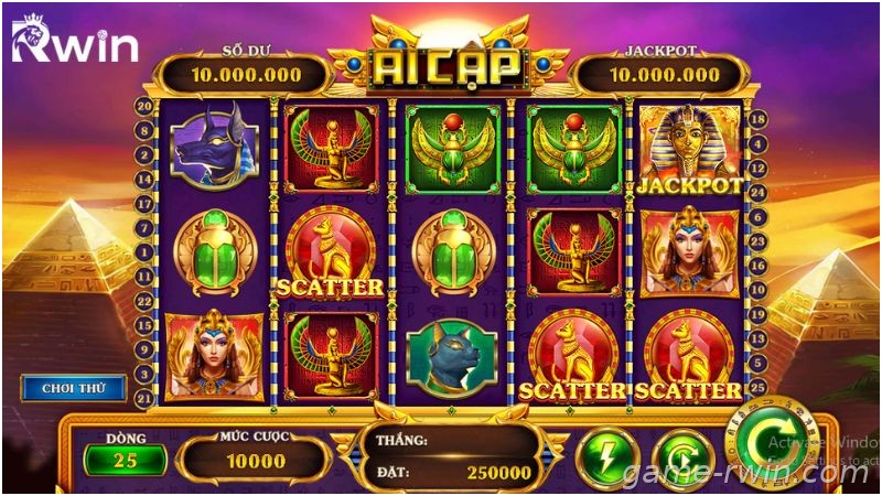 Quan sát nhịp quay slot