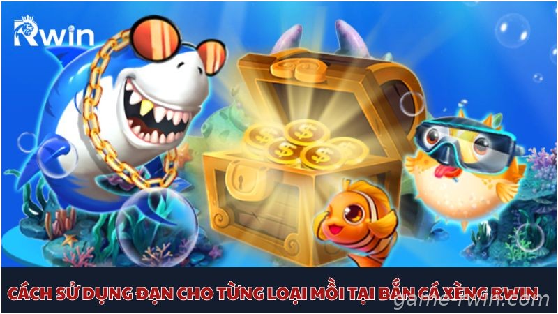 Sử dụng đạn trong bắn cá xèng Rwin